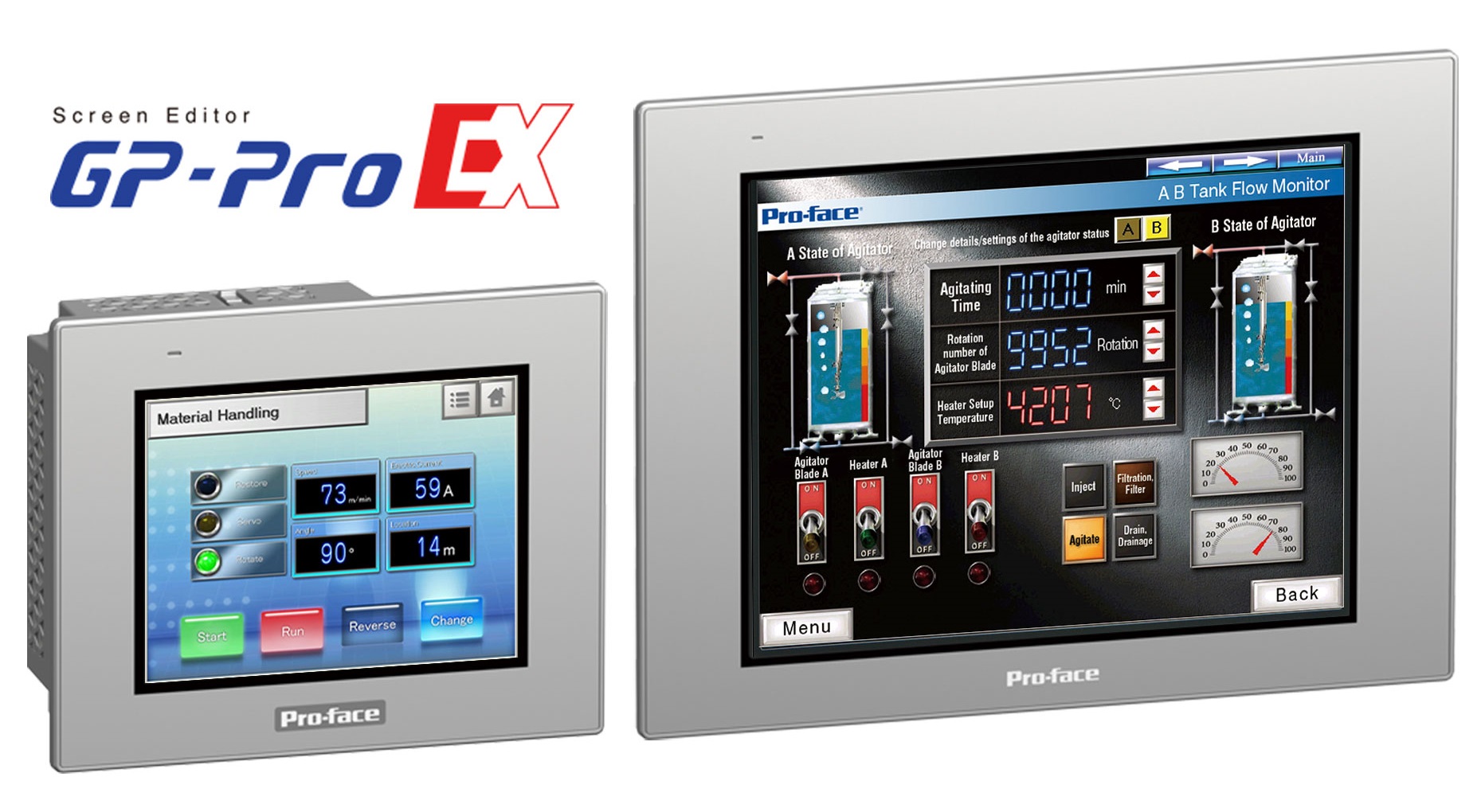 Proface Makine HMI Ekran Panel PLC