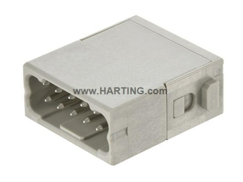 9140125001 Han DD Push-In module, male 0,14-1,5mm²
